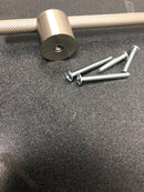 Amerock BP7414256SCSC Transcendent 10-1/16 Inch Center to Center Bar Cabinet Pull - Silver Champagne