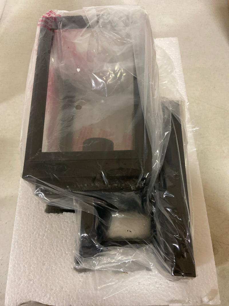 Progress lighting P560174-031 Grandbury Collection 1-Light Textured Black Clear Glass Farmhouse Outdoor Small Wall Lantern Light