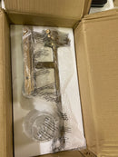 Kichler 45295NBR Alton 1-Light Natural Brass Bathroom Indoor Wall Sconce Light with Clear Seeded Glass Shade