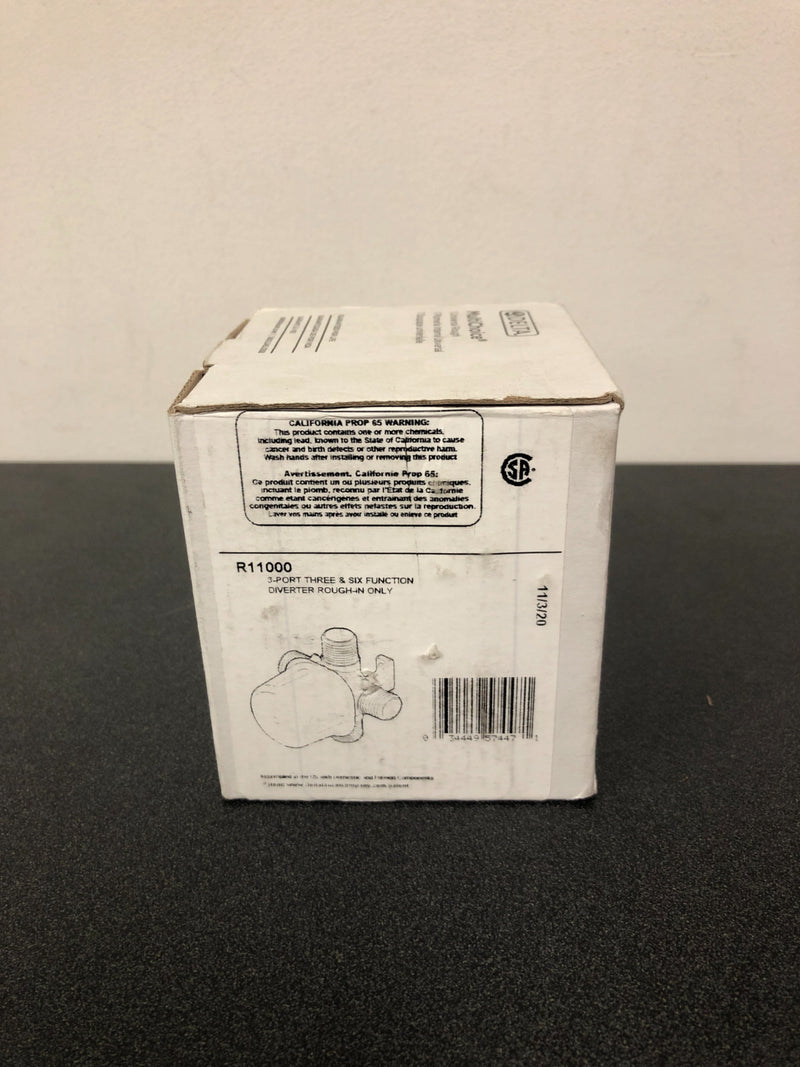Delta Diverter Rough-In Valve for Delta 3 Function and 6 Function Diverter Trims