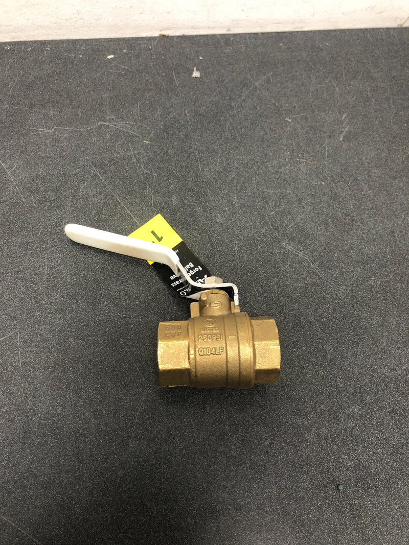 Apollo 94ALF10501A 1 in. Lead Free Brass FNPT x FNPT Full-Port Ball Valve