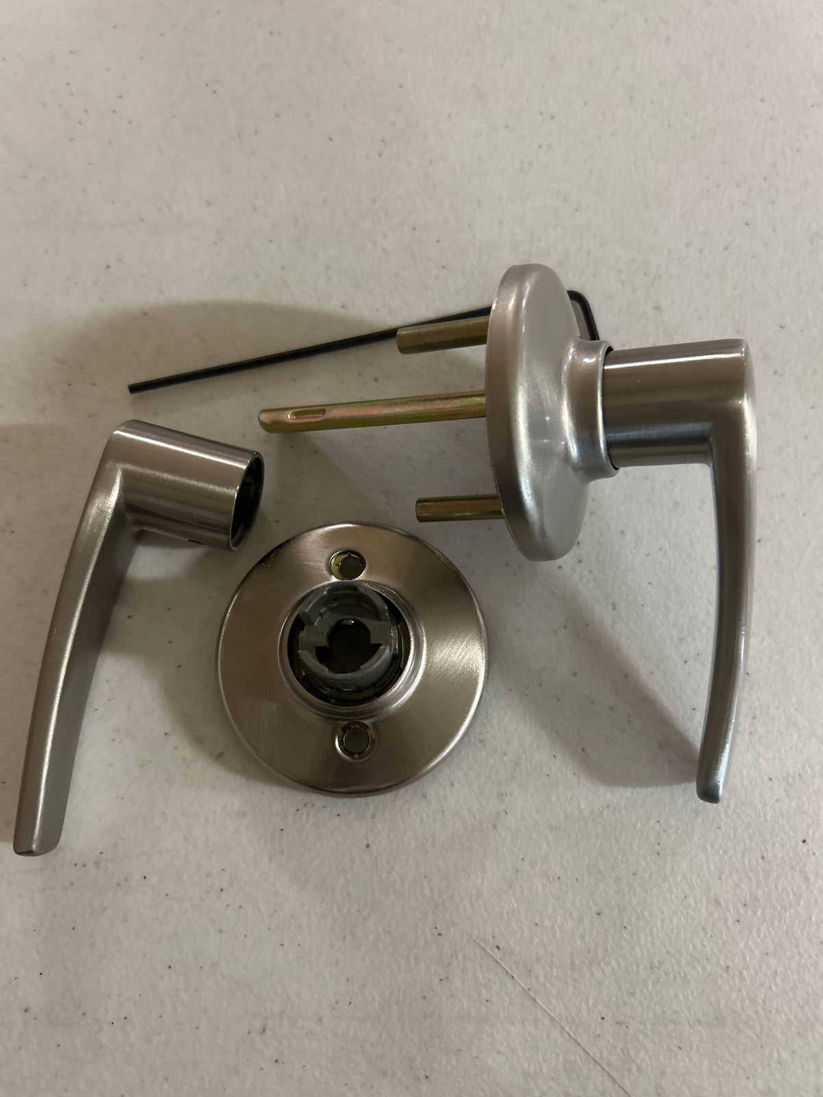 Kwikset 200DL-15 Maximum Series Delta Passage Door Leverset - Satin Nickel