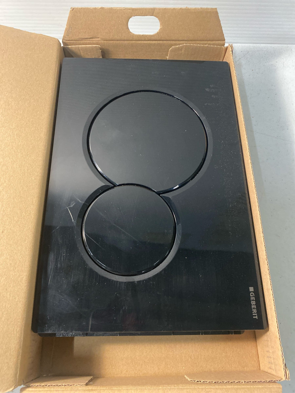 Geberit 115.770.DW.5 Sigma 01 Dual Flush 1.6 / .8 GPF Actuator Plate - Jet Black