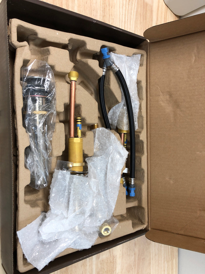 Signature Hardware 447873 Beasley 1.2 GPM Widespread Bathroom Faucet with Pop-Up Drain Assembly - Polished Nickel