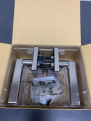 Kwikset 730HFLSQT-15V1 Halifax Privacy Door Lever Set with Square Rose - Satin Nickel