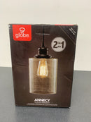 Globe Electric 60542 Annecy 6" Wide Mini Pendant - Dark Bronze