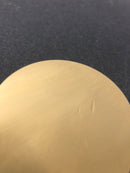 Baldwin PVCONCSR044 Contemporary Privacy Door Knob with Square Rose - Satin Brass