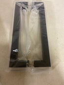 Deltana SSPBB1210U19 12" Center to Center Back to Back Door Pulls / Back to Back Cabinet Handles - Black