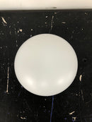 Commercial electric 54484145 Spin Light 7 in. Closet Light with Pull Chain LED Flush Mount Ceiling Light 830 Lumens 4000K Bright White Basement Light