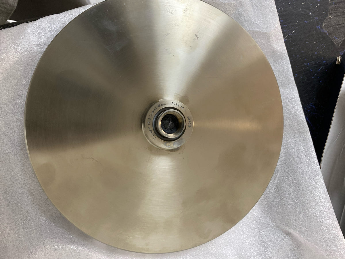 Kohler K-76465-Y-BN Awaken Round 10" Single Function 2.5 GPM Rainhead with MasterClean Sprayface - Vibrant Brushed Nickel