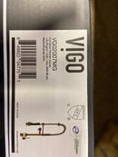 Vigo VG02007MG Zurich 1.8 GPM 27" H Single Handle Single Hole Pre-Rinse Pull Down Kitchen Faucet - Matte Gold