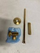 Kohler K-7638-2MB 1/2" NPT Angle Supply With Stop, Cross Handle, And Annealed Vertical Tube - Vibrant Brushed Moderne Brass
