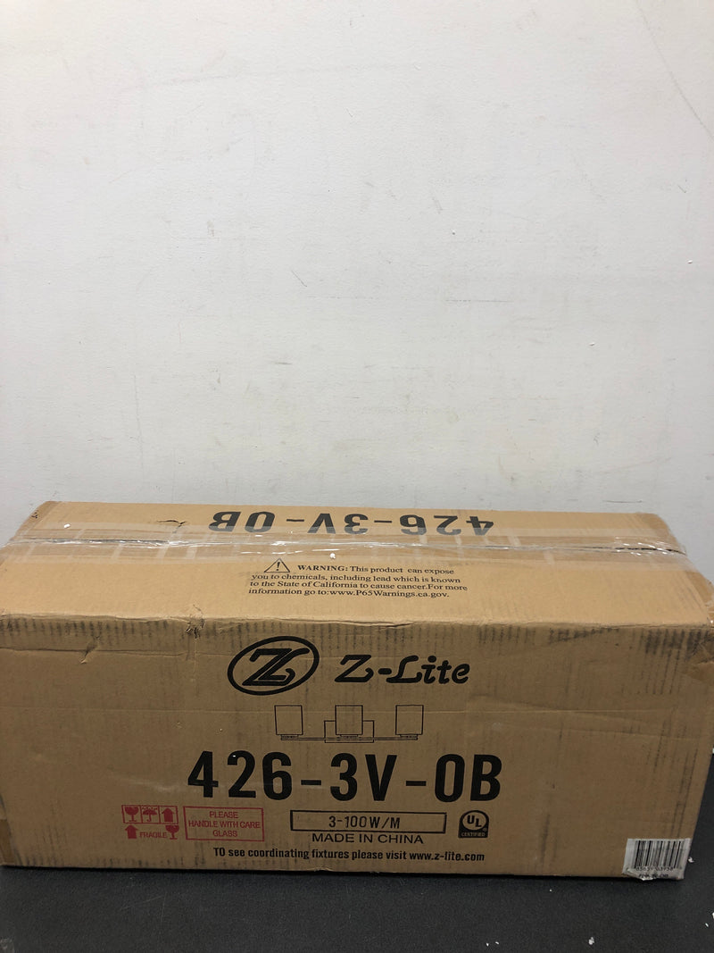 Z-Lite 426-3V-OB Willow 3 Light 24" Wide Bathroom Vanity Light - Olde Bronze