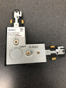 WAC Lighting HL-Right-BK Right L-Connector for H-Track Systems - Black