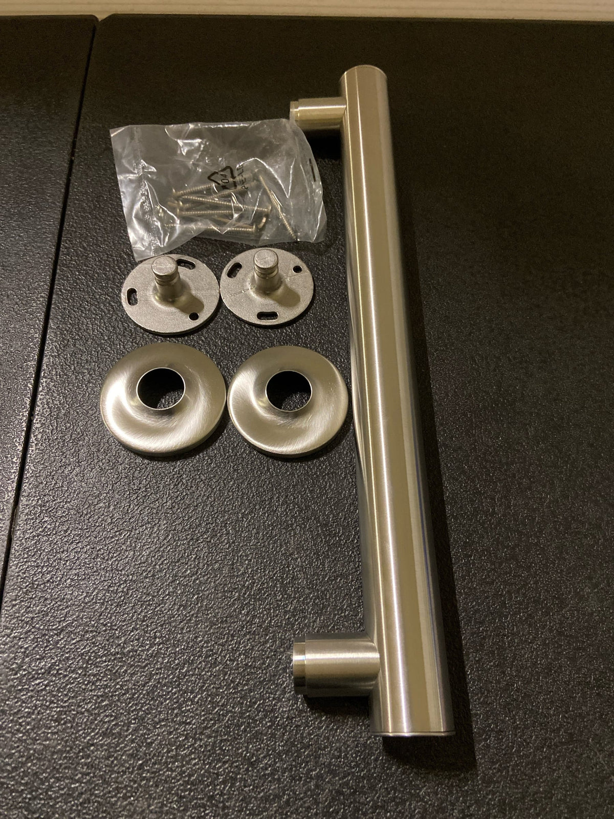 Kohler K-11891-BS Purist 12 in. Concealed Screw Grab Bar in Brushed Stainless