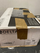 Delta 342701-BL Modern Square Non Shared Function Shower System Package with 1.75GPM Single Function Shower Head and Hand Shower - Includes Rough-In - Matte Black