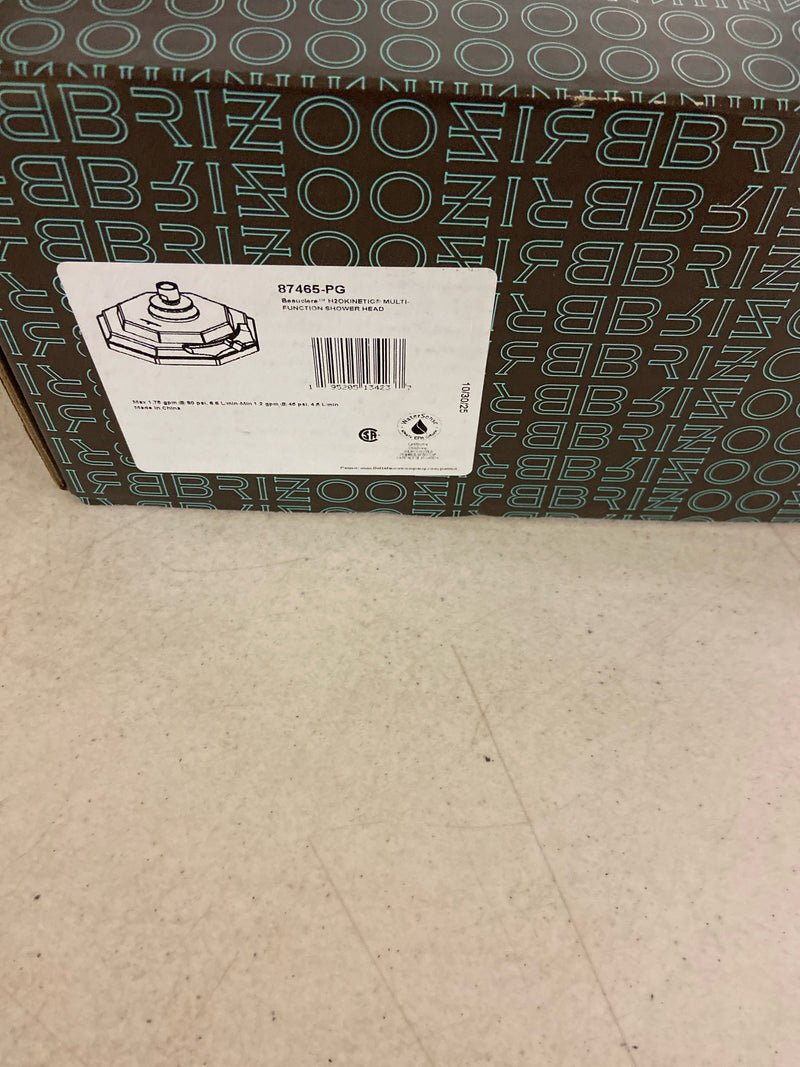 Brizo 87465-PG Beauclere 1.75 GPM Multi Function Shower Head - Polished Gold