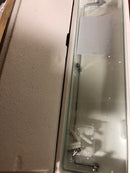 Signature Hardware 295795 Albury 20" Tempered Glass Bathroom Shelf - Chrome