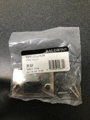 Baldwin 5510055FSTR 1.625" x 2.25" Full Lip Strike Plate - Lifetime Polished Nickel