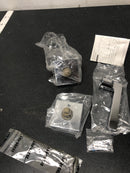 Baldwin 5173260FD 5173 Non-Turning Two-Sided Dummy Door Lever Set with 5046 Rose from the Estate Collection - Polished Chrome