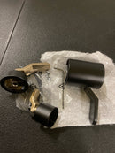 Brizo HL7534-BLGL Litze Handle Kit for Thermostatic Valve Trim with Integrated Diverter and Volume Control - Industrial Lever Handles - Matte Black / Luxe Gold