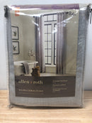 allen + roth 52” X 84” Logan Gray Light Filtering Back Tab Single Curtain Panel