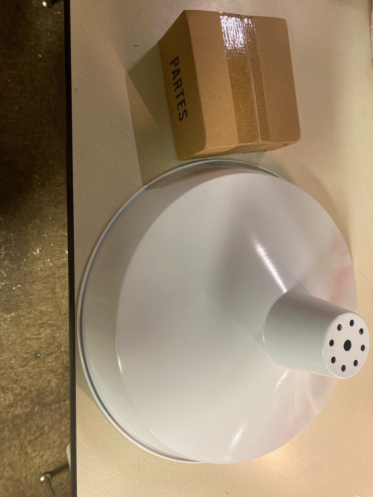 Quorum 6822-6 Transitional One Light Pendant from Pendants White Collection in White Finish,
