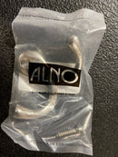 Alno A903-PN Traditional 2-3/4" Wide 2 Prong Double Tip Solid Brass Robe Towel Bathroom Hook - Polished Nickel