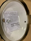 Signature Hardware SHU1714WH Mangrove 20" Oval Vitreous China Undermount Bathroom Sink - White