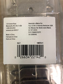 Amerock Functional 3/8 Inch Inset Self-Closing Face Mount Hinge - Package of 10 Hinges