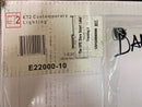 ET2 E22000-10 Frost Single Light 6" Wide Frosted Glass Pendant - Polished Chrome