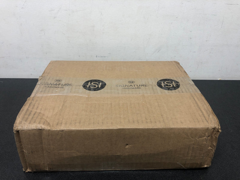 Signature Hardware 398849 Cast Iron Sink Wall Bracket - Set of 2 - Black