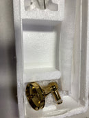 Signature Hardware 295849 Ballard 24" Tempered Glass Bathroom Shelf - Polished Brass