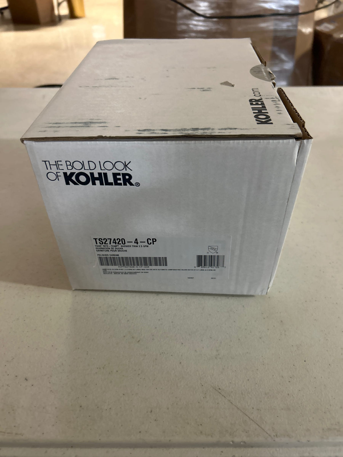 Kohler K-TS27420-4-CP Tone Shower Only Trim Package with 2.5 GPM Single Function Shower Head - Polished Chrome