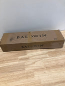 Baldwin FDLAJXSQURCSR190 La Jolla Full Dummy Sectional Handleset with Non-Turning Dummy Interior Square Lever - Satin Black