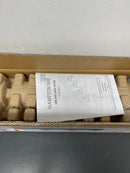 Hampton bay DSHD19574V3 Regan 29.25 in. 4-Light Matte Black Bathroom Vanity Light with Clear Glass Shades