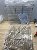 Kohler Whitehaven Stainless Steel Right and Left Bottom Sink Racks with Hole for Drain