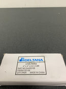 Deltana S44R510B 4" x 4" Plain Bearing 5/8" Radius Corners Mortise Hinge - Pair - Oil Rubbed Bronze
