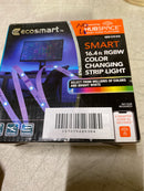 EcoSmart Smart 16.4 Ft. RGBW- Color Changing Strip Light -NEW Sealed Box