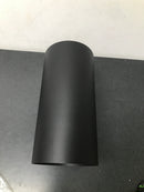 Progress Lighting P5641-31 Cylinder 1 Light Outdoor Wall Sconce with Metal Cylinder Shade - 12" Tall - Black