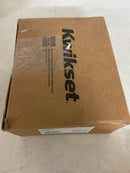 Kwikset 720MILSQT-514 Milan Passage Door Lever Set with Square Rose - Matte Black