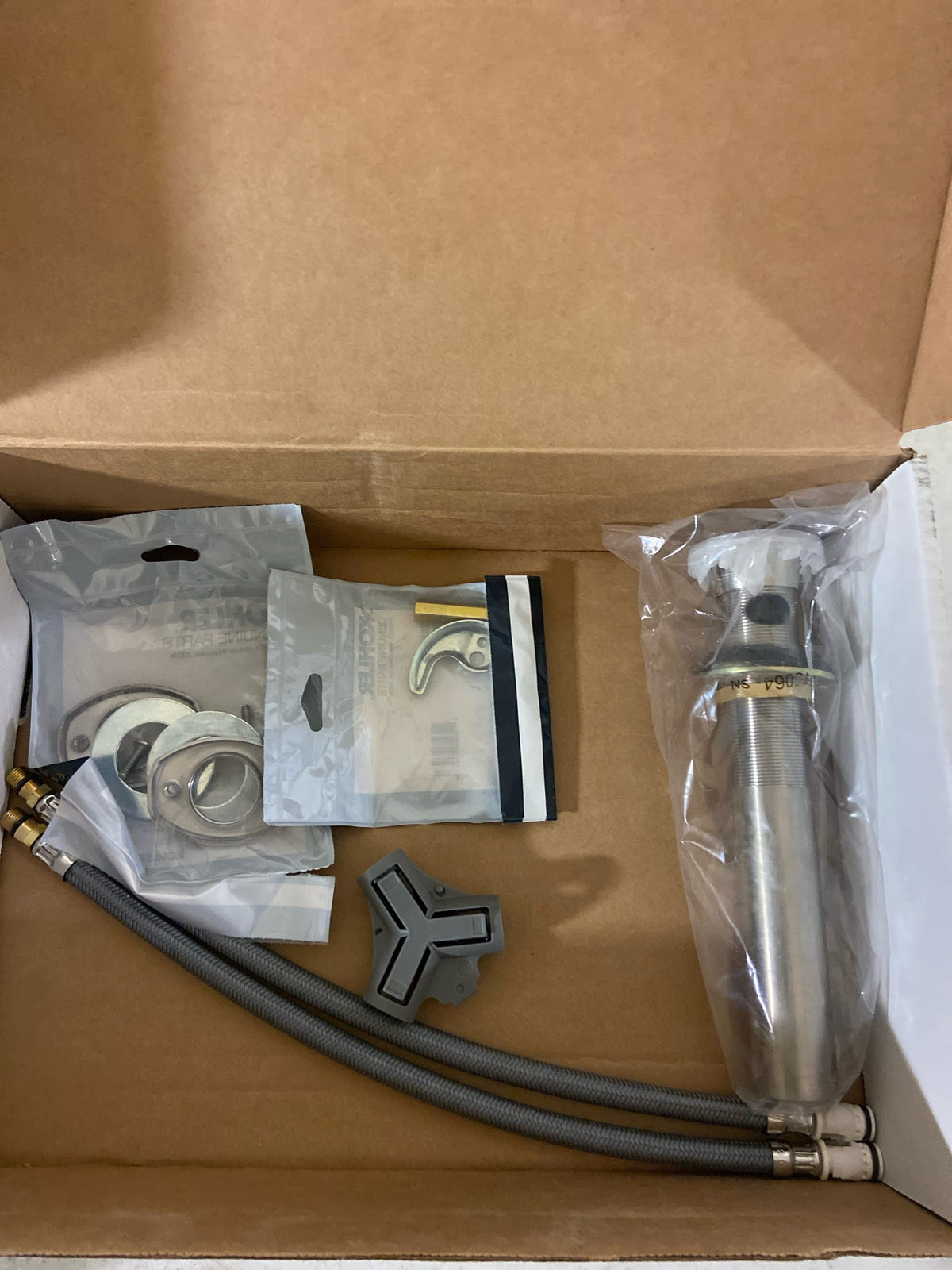 Kohler K-27399-4-SN Riff 1.2 GPM Widespread Bathroom Faucet - Vibrant Polished Nickel