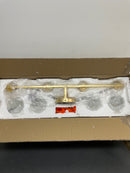 Capital Lighting 120541CG-422 4 Light 9" Tall Bathroom Vanity Light - Capital Gold