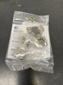 Amerock 2 Pack 1/2 inch Overlay Soft-Closing Compact Concealed Hinge for Face Frame Cabinet, 105-degree Opening Angle with 3-Way adjustability