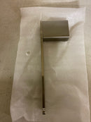 ICO Bath V301 Volkano Cinder Wall Mounted Euro Toilet Paper Holder - Brushed Nickel