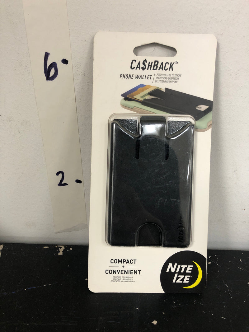 Nite ize CBPW-01-R7 CashBack Phone Wallet, Black