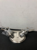 Minka Lavery 2302-84 Poleis 2 Light 16" Wide Vanity Light with Clear Glass - Brushed Nickel