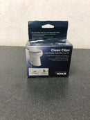 Kohler K-5420-0 Clean Caps Low-Profile Caps for Toilet Bolts - White