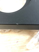 Kwikset 158SQT-514S.STRKP Halifax Square Rose Single Cylinder Deadbolt SmartKey with 6AL Latch and Square Corner, Round Corner and 5303 Round Corner Full Lip Strikes KA3 - Matte Black