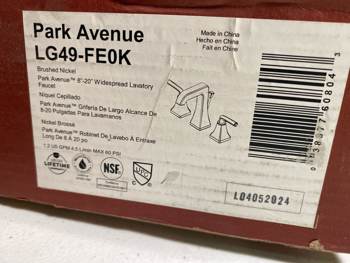 Pfister LG49-FE0K Bath Faucets and Accessories, Brushed Nickel